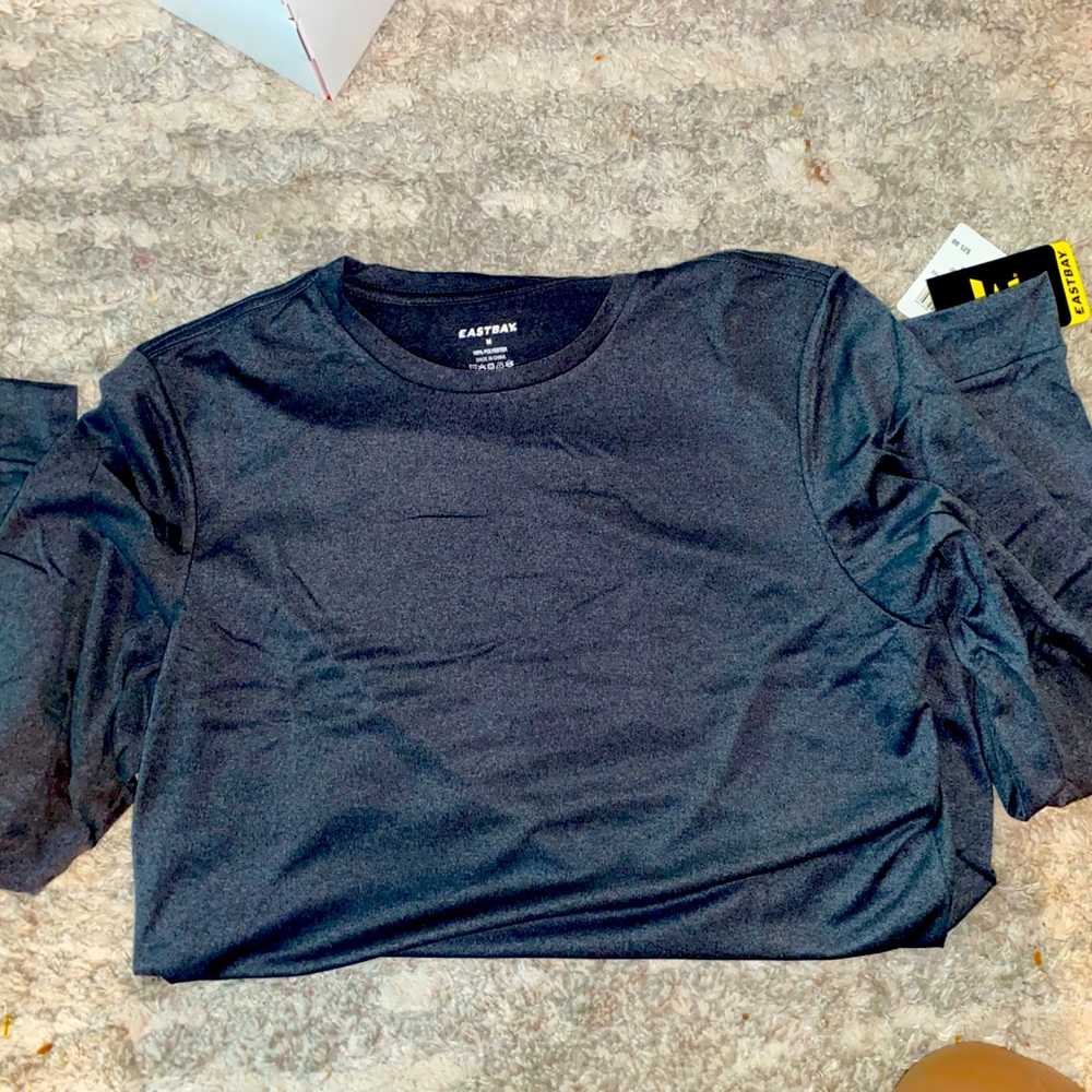 Eastbay long sleeve gray athletic tee